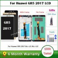 100% การทดสอบแล้ว5.5 "หน้าจอเหมาะสำหรับ Huawei GR5 2017 BLL-L21 BLL-L22หน้าจอสัมผัสแอลซีดีประกอบดิจิไทเซอร์ที่มีกรอบสำหรับการแสดงผล2017 GR5