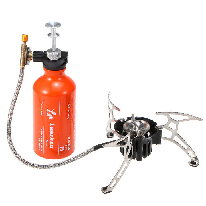Outdoor Camping Multi Fuel Oil Stove with 500ml Gasoline Fuel Bottle for  Diesel Alco-hol | Lazada