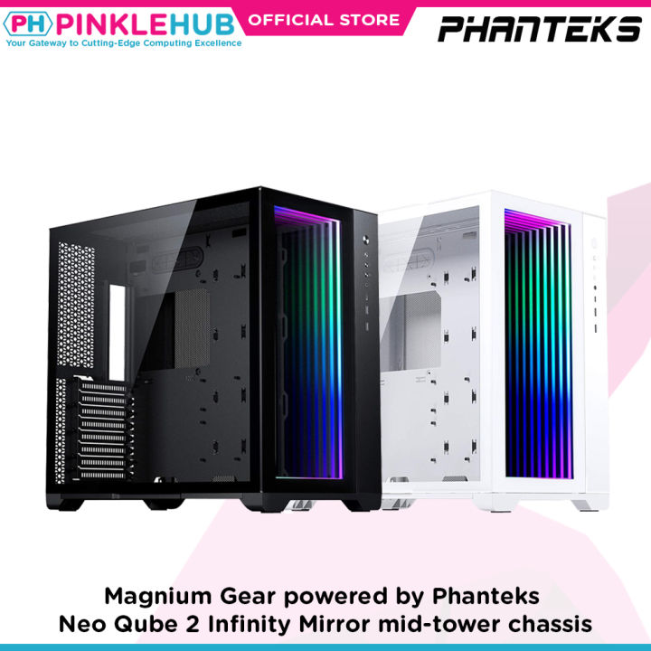 PinkleHub | Magnium Gear powered by Phanteks Neo Qube 2 Infinity Mirror ...