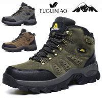 TOP☆Fuguiniao 2021 New Outdoor Waterproof Hiking Boots Brand Men and Women Trekking Mountain Sports Shoes Winter Classic Desert Shoes（Free Shipping）