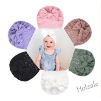 【hot sale】✉△❉ C05 Soft Baby Turban Beanie Bowknot Headband For Infant Toddler Fashion Hair Accessories