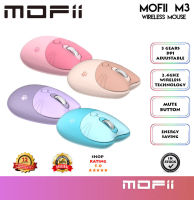 Mofii เมาส์ไร้สายแมวสุดน่ารักปี M3,เมาส์ไร้สายสีชมพูรูปสัตว์การ์ตูนแมวเงียบสำหรับแล็ปท็อป