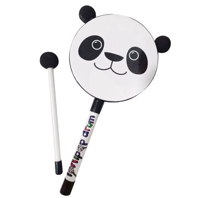 Orff Percussion Instrument Lollipop Hand Drums Cartoon Cute 6 Inch Dance Props Percussion Instruments Hand Drum Preschool Education Toy