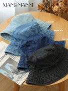 XIANG NIAN NI Japanese denim fisherman hat girls couple hat