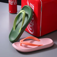 Flip flop womens summer slippers mens home cool slippers anti slip clip feet feel dung wear slippers beach shoes