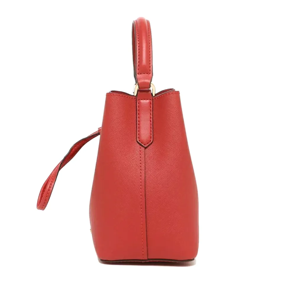 MICHAEL Michael Kors, Bags, Michael Kors Suri Small Bucket Flame Red  Crossbody