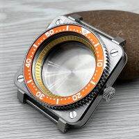 Mod New Square Watch Cases Fashion Bezel Insert Watch Fits Seiko NH35 NH36 Movements 20ATM Waterproof Watch Repair And Replace