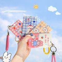 Cute Cartoon PVC Card Holder Bank Identity Bus ID Holder Case Key Chain Credit Protector ID Card Holder Creative Fashion Trend Card Holders