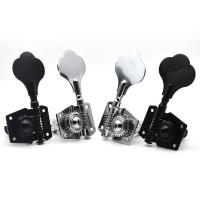 ‘【；】 4R/4L/2R2L Opened Electric Bass Guitar Tuning Pegs Machine Heads Tuners For Bass Chrome Bass Guitar Accessories