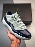 [First Fashion] 【พร้อมส่งของแท้?/ รุ่นนี่ใส่ตรงไซส NIKE Air Jordan 11 Retro Low Georgetown แฟชั่น รองเท้ากีฬา（สินค้าพร้อมกล่อง อุปกรณ์ครบ จัดส่งฟรี）