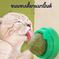 ลูกแมวมิ้นต์ กัญชาแมว แคทนิปบอล ติดกำแพง ไม่กลิ้งหาย catnip ball