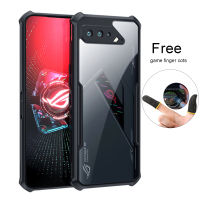 Kes ZSHOW untuk ROG Efon 5 Kes เกราะกรอบ TPU สว่างพีซีหลังปล่อยแอร์ทริกเกอร์ที่น่าทึ่ง Yang Serasi untuk ROG 5 Kes