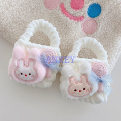 Suitable for SoundPEATS Air 3 Deluxe / Air3 Pro / True Air2 / 2 Cover White Cute Rabbit Knitting DIY Cute Handmade Fleece Case Protective Cover Headset Silicone Soft Shell Korea