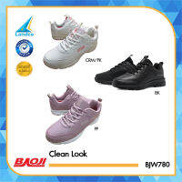 Baoji Collection บาโอจิ รองเท้าผ้าใบ รองเท้าลำลอง รองเท้าแฟชั่นผู้หญิง W Clean Look BJW780 (1400)