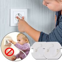 10pcs EU Power Socket Protection Electrical Outlet Baby Kids Child Safety Guard Anti Electric Shock Plugs Protector Rotate Cover Electrical Safety