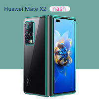 สำหรับ Huawei คู่ X2เนื้อสัมผัสไม่ติดลายนิ้วมือหรูหราเป็นมิตรกับผิวเคสโทรศัพท์กันกระแทกเคลือบอิเล็คโทรเพลท