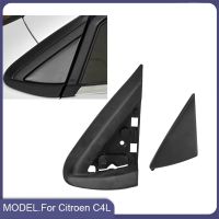 Car Front Window Triangle Plate Side Mirror Corner Triangle Garnish Cover Panel for Citroen C4 C4L 2012-2015