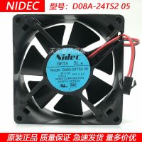 D08A-24TS2 05 24V 0.23A original Japanese NIDEC 80x80x25 inverter fan