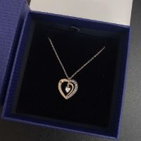 Swarovski Outlet discount Swarovski heart-shaped starry night honey necklace for women rose gold love clavicle chain 【SSY】
