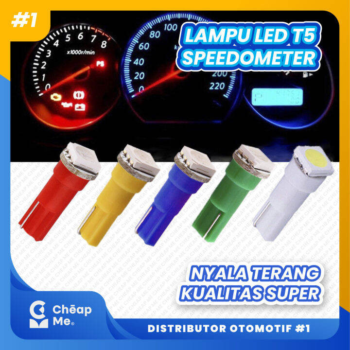 [ FLASH SALE ] LED T5 Lampu Spidometer / Speedometer Lamp Shocket Soket ...