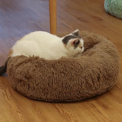[pets baby] บ้านสัตว์เลี้ยงเตียงสุนัขและแมวให้ความอบอุ่นเสื่อนอนในฤดูหนาวอุปกรณ์หมอนอิงโซฟาสัตว์เลี้ยง