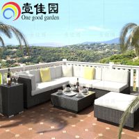 ❁ Outdoor furniture lazy sofa living room imitation rattan chair corner outdoor courtyard balcony