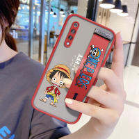 UCUC เคสมือถือ เคสโทรศัพท์ เคส Xiaomi Mi 9กรณีอะนิเมะ Luffy ฝาครอบ (สายรัดข้อมือ) การ์ตูนกันกระแทก Frosted ฝาหลังเลนส์โทรศัพท์กรณี Xiaomi Mi9