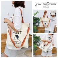 New women shoulder bag sling messenger bag canvas Japanese cute large bags