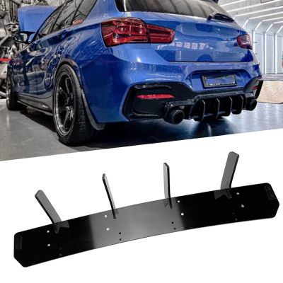 Rear Lip Spoiler Rear Blade Wind Blade Rear Lip Spoiler for BMW 1 Series F20 LCI M140I M Tech Sport 2015-2019