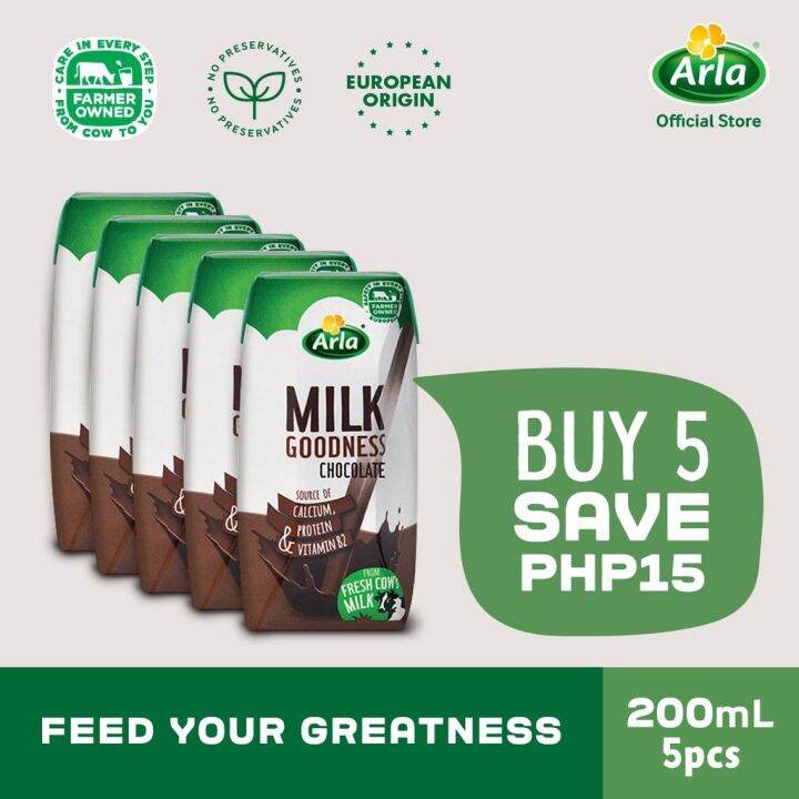 Arla Chocolate Milk 200ml by 5s | Lazada PH