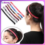 XIHONEY Thời trang Phòng thể dục Chống trượt In sọc Yoga Sweatband Mũ bảo