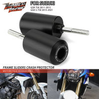 แถบเลื่อน GSXS750 GSR750เครื่องป้องกันการกระแทก Bingkai Motosikal untuk SUZUKI GSR GSX GSXS 750 2014 2015 Aksesori Perlindungan Keselaman