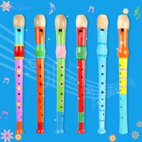 High-Quality Wooden Kid Musical Instrument Early Education Develop Type 7-Holes Recorder Woodwind Musical