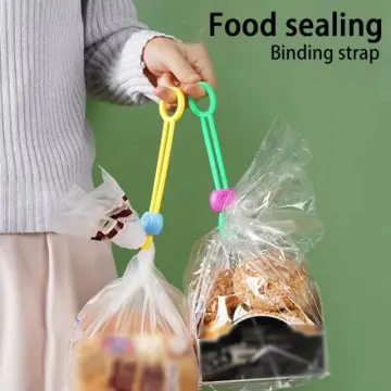 5 Pieces Food Bag Gripper Food Clip Closure Clip Closure Plastic Bag  Kitchen Tongs Multicolor Sealing Clips For Food And Snack Bag, Random Color