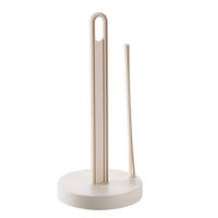 Toilet Kitchen Paper Towel Roller Tissue Holder Plastic Rack Desktop Floor Vertical Napkins Stand Bathroom Storage