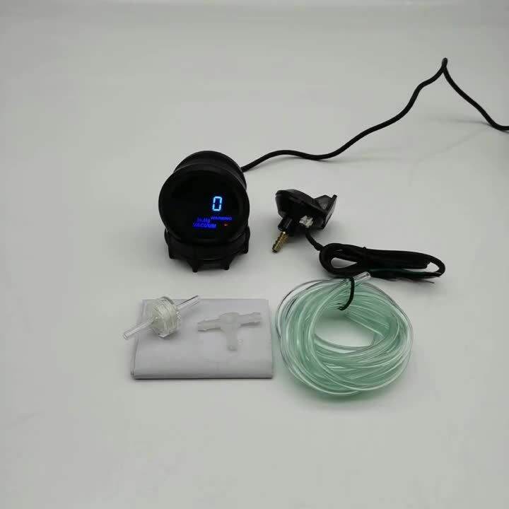 Universal 52mm Vacuum Gauge aksesori kereta vakum Meter LED Meter