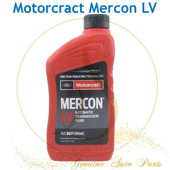 Automatic Transmission Fluid Genuine FORD MOTORCRAFT XT10QLVC MERCON LV  Pack of 5