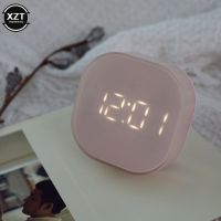 【YF】☊❒❣  Silent Bedside Alarm Temperature Sensing Magnetic Attraction Desktop Clocks Decorations