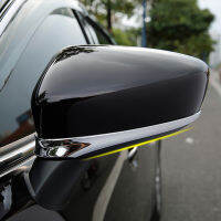 รถจัดแต่งทรงผม Chrome ด้านข้างประตูกระจกมองหลัง Trim Strip Overlay ฝาปิดตกแต่งสำหรับ Mazda 6 Atenza M6 2014 - 2016 2017