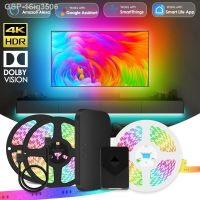 16ig3506 Retroliluminação De TV Com Iluminação Ambiente Inteligente Fita USB Led RGB Caixa Sinronização 2.0 Tras Luzes Para Alexa Assistant