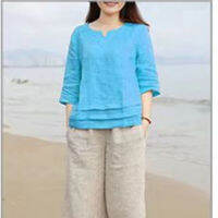 chonga Linen Cool Set 2 ชิ้น Fashion and Casual Essentials