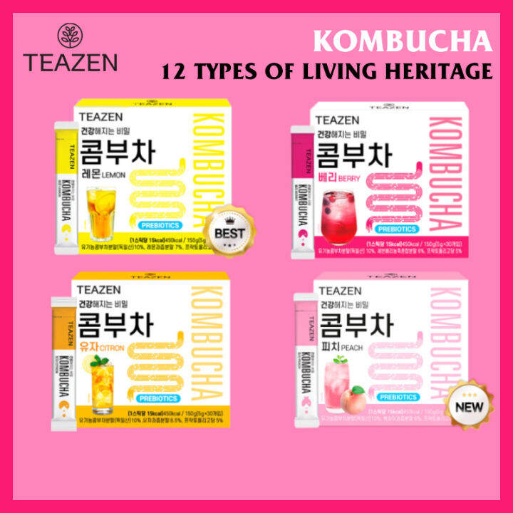 [TEAZEN] Korean Slimming Tea Powder 4Types [BTS] lemon, citron, berry