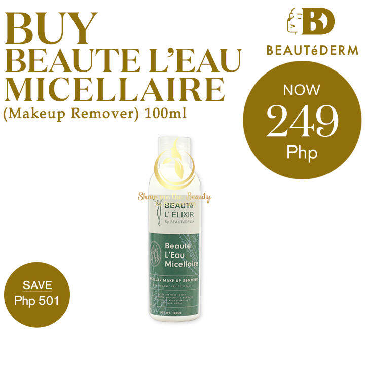 BUY Beautederm Beaute L'eau Micellaire Makeup Remover 100ml (JUNE 2023