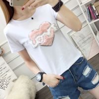 Women Tshirt Cotton Short Sleeve Casual Tee Summer Fashion Round Neck T Shirt Korean Tops New