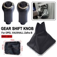 For OPEL VAUXHALL Zafira B 2005 2006 2007 2008 2009 2010 2011 2012 2013 2014 5 / 6 Speed Car Shift Gear Knob With Leather Boot