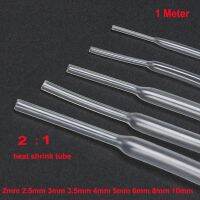 【YF】┅❇❆  1M Dia 2mm 2.5mm 3mm 3.5mm 4mm 5mm 6mm 8mm 10mm Shrink Tube 2:1 Ratio Polyolefin Insulated Cable Wire