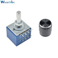 【CW】 Potentiometer 50K 100K LOG ALPS RH2702 Audio Volume Pot Stereo W Loudness L with Knob Dia. 6mm Shaf