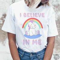 COD Letitia Robbins unicorn blouse tops เสื้อยืดหลวมๆ แฟชั่น คอกลม เสื้อยืด T-Shirt Hot Summer Tshirt style Plus T punk womens male