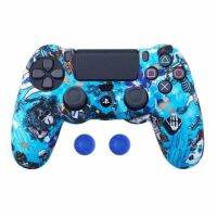 เคสเคสหุ้มปกป้องผิวซิลิโคนสำหรับ Sony Play Station Dualshock 4 Ps4 Pro ที่บางเฉียบอุปกรณ์เสริมสำหรับเกมไร้สาย