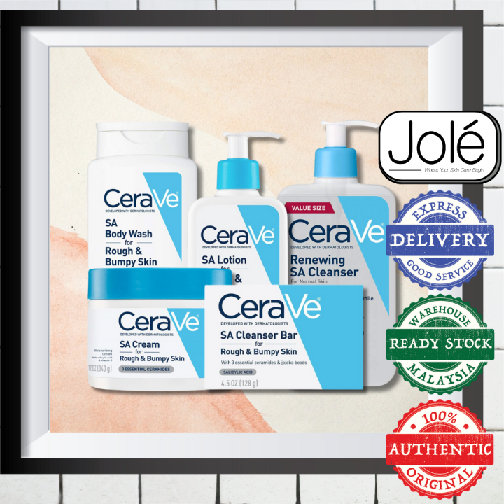 CeraVe SA Cleanser & Renewing SA Lotion & Renewing SA Cleanser & SA